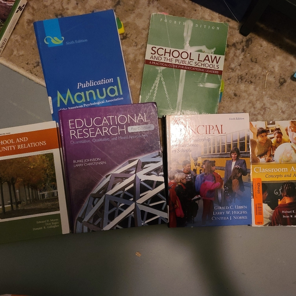 Educational leadership textbooks